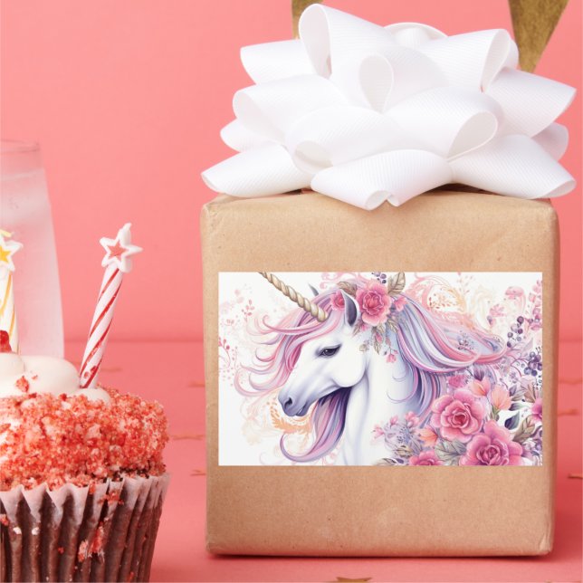 Cute Magical Unicorn Sticker (Party)