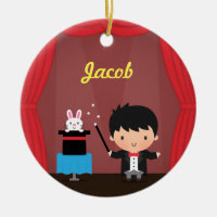 Cute Magician Magic Bunny Trick Kids Room Decor