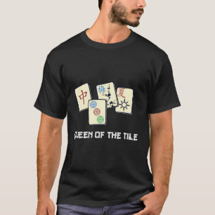 Cute Mah Jong Queen Of The Tile Chinese Jewish Gam T-Shirt