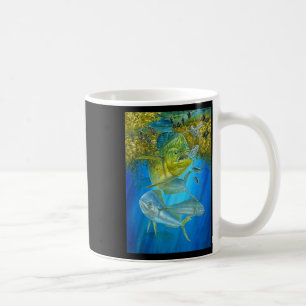Cute Mahi Mahi Fishing Fish Tuna And Turtle Coffee Mug
