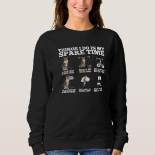 Cute Main Coon Cat Think About My Maine Coon Sweatshirt