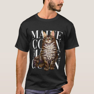 Cute Maine Coon Cat T-Shirt