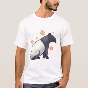 Cute Malayan Tapir drawing T-Shirt