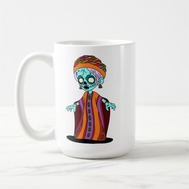 Cute Malian Zombie Coffee Mug (Left)