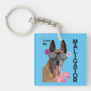 Cute Malinois Keychain