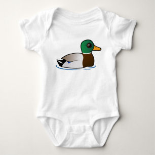 Cute Mallard Male Baby Bodysuit