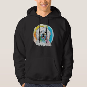 Cute Maltese Dog on Maltese dog   1 Hoodie