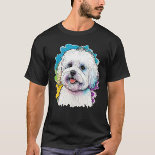 Cute Maltese Dog on Maltese dog  1 T-Shirt