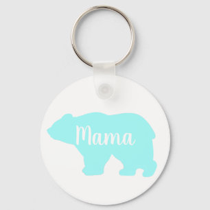 Cute Mama bear design mothers day gift Keychain