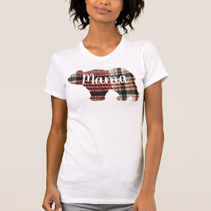 Cute Mama bear design mothers day gift T-Shirt