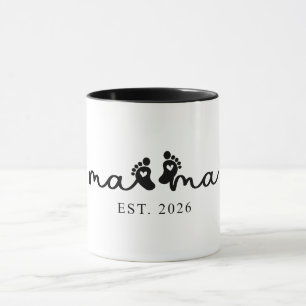 Cute Mama Est 2026 Mug