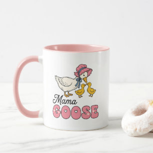 Cute Mama goose word art Mug