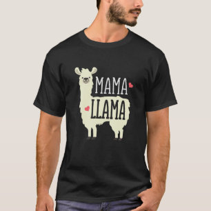 Cute Mama Llama Family Zoo Trip Mother s Day T Shi T-Shirt