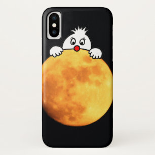 Cute man in the moon Case-Mate iPhone case