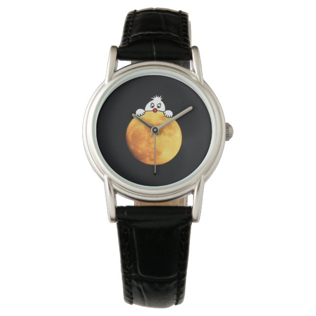 Cute man in the moon watch (Front)
