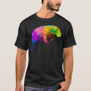 Cute Manatee Art For Men Women Kids Sea Cow Lover  T-Shirt