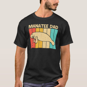 Cute Manatee For Dad Men Sea Cow Dugong Manatee An T-Shirt