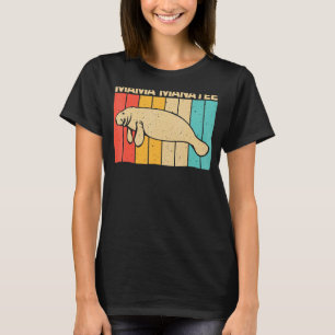 Cute Manatee For Women Girls Cow Dugong Manatee An T-Shirt