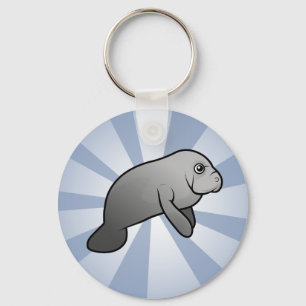 Cute Manatee Keychain