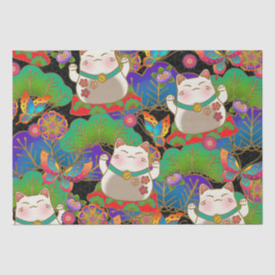 Cute maneki neko  tissue paper