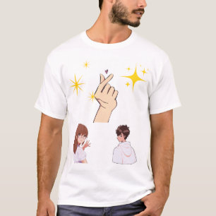 cute manga couple T-Shirt