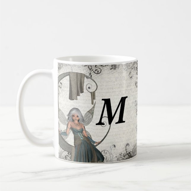 Cute manga fairy coffee mug (Left)