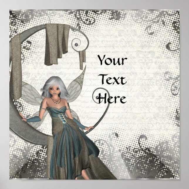 Cute manga fairy poster (Front)