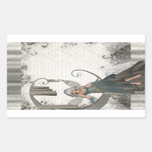 Cute manga fairy sticker