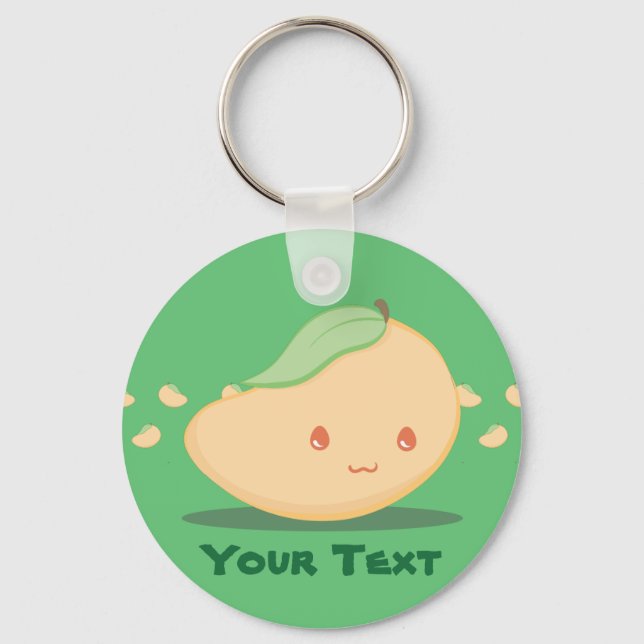Cute Mango Fruit Keychain (Front)