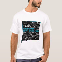 Cute map of New Mexico Albuquerque Map Santa Fe