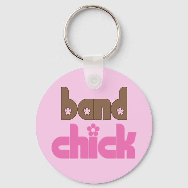 Cute Marching Band Chick Keychain (Front)