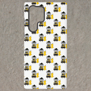 Cute Marching Band Color Guard Cat Yellow Black Samsung Galaxy Case