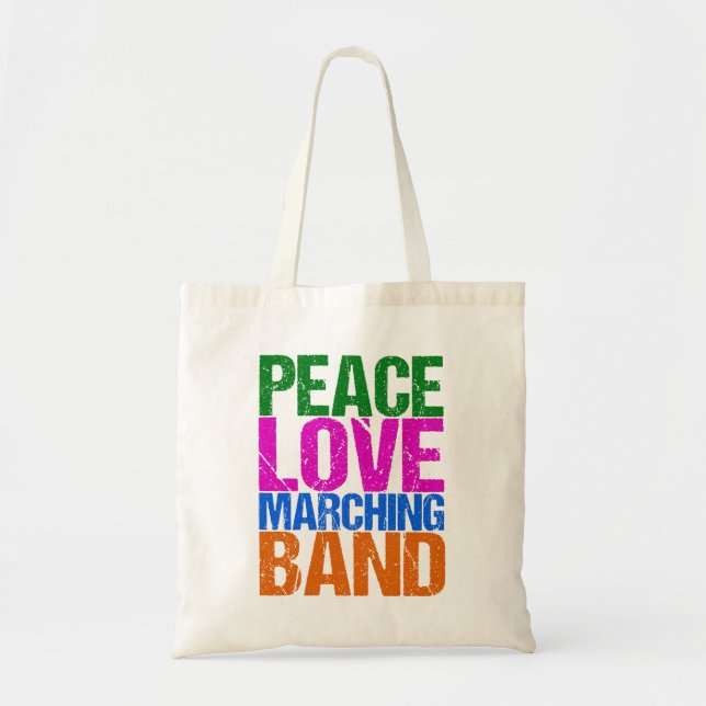 Cute Marching Band Member Tote Bag (Front)