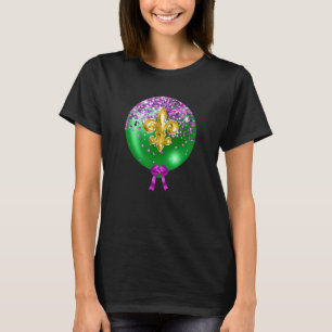 Cute Mardi Gras Carnival Balloon For Women Bling G T-Shirt