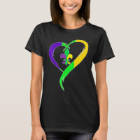 Cute Mardi Gras Heart Funny Fleur-De-Lis Mardi Gra