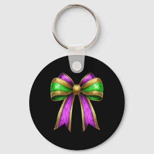 Cute Mardi Gras Jester Outfit Teens Girls Women Ma Keychain