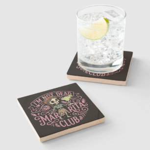 Cute Margarita  Skelton Stone Coaster