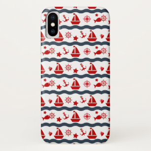 Cute Maritime Pattern Case-Mate iPhone Case