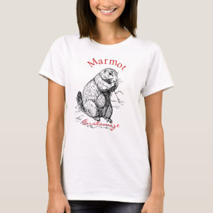 Cute Marmot Animal Thunder_Cove T-Shirt
