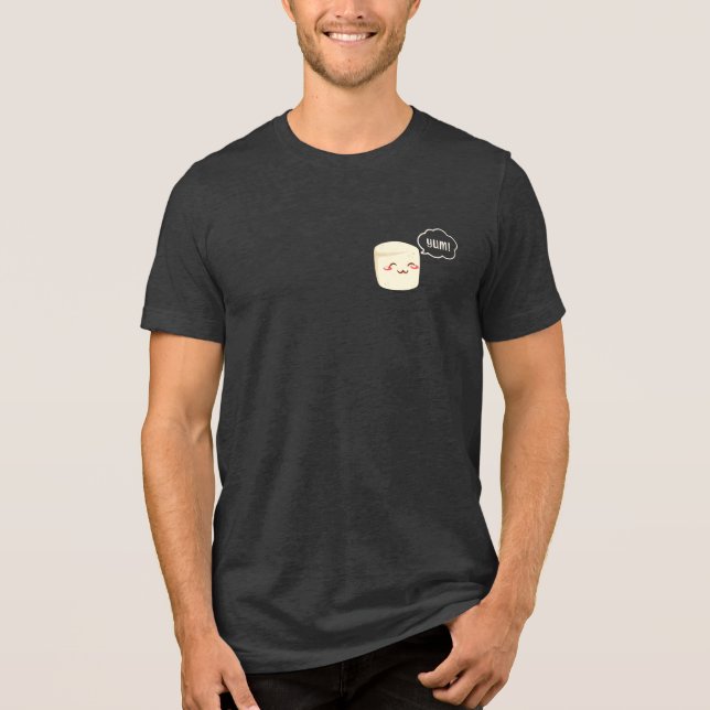 Cute Marshmallow Tri-Blend Shirt (Front)