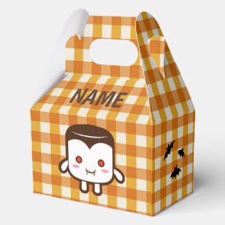 Cute marshmallow vampire favor box