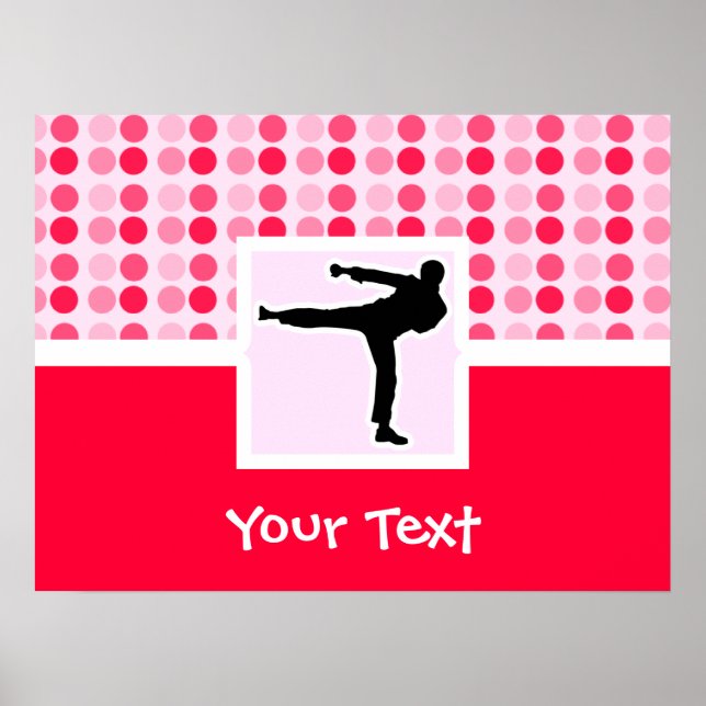 Cute Martial Arts Poster (Front)