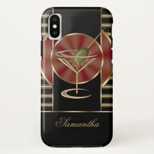 Cute Martini Cocktail Personalized Case-Mate iPhone Case