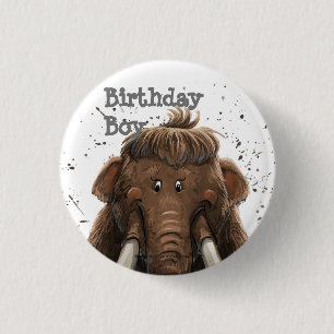 Cute Mastodon 1 Inch Round Button