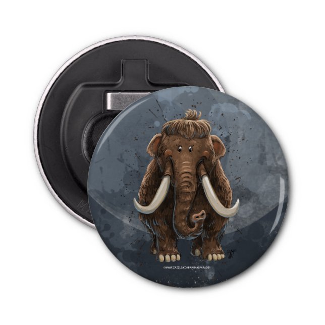 Cute Mastodon Bottle Opener (Front)