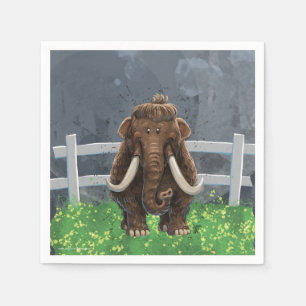 Cute Mastodon Napkin
