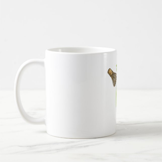 Cute matcha latte mug (Left)