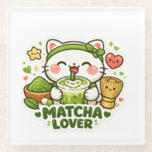 Cute Matcha Lover Cat