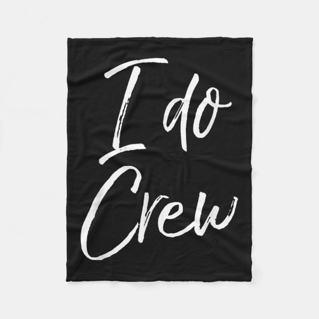 Cute Matching Bridal Party For Women &amp; Men I D Fleece Blanket (Front)