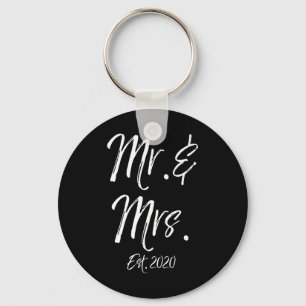 Cute Matching Bride Groom Wedding Gifts Mr. &amp;  Keychain